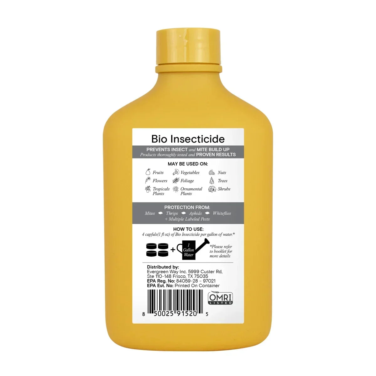 Organic Arber Bio Insecticide Concentrate 8oz Pest Control Annie's Annuals and Perennials