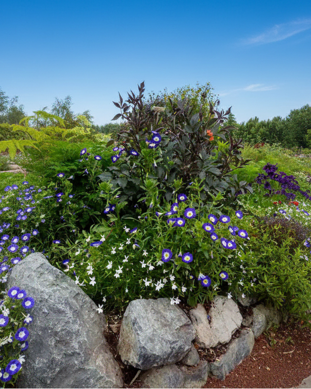 Convolvulus tricolor 'Blue Ensign' | Dwarf Morning Glory | Annie's Annuals Annie's Annuals Annie's Annuals and Perennials