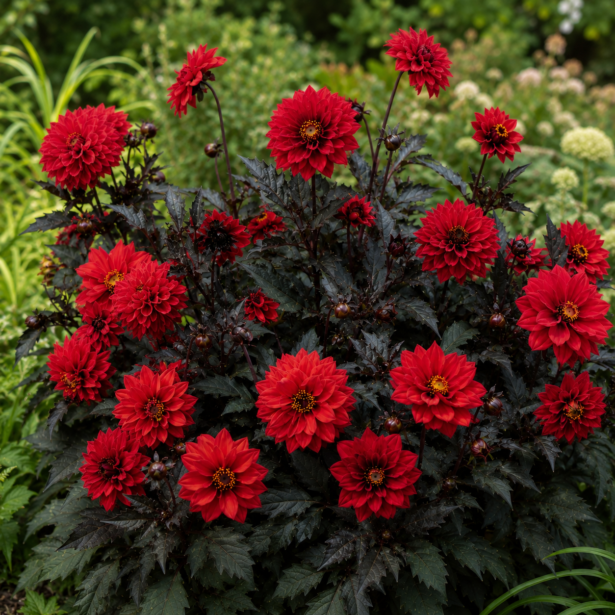 Dahlia pinnata 'Black Forest Ruby' | Deep Red Garden Dahlia | Annie's Annuals Annie's Annuals Annie's Annuals and Perennials