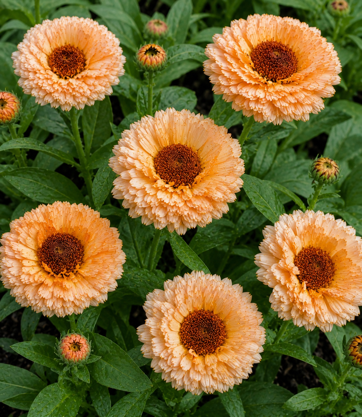 Apricot, Peach & Sunset Garden