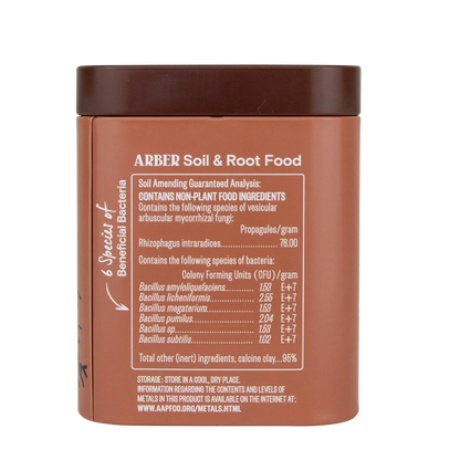Arber Organic Soil & Root Food 4oz Fertilizer Annie's Annuals and Perennials