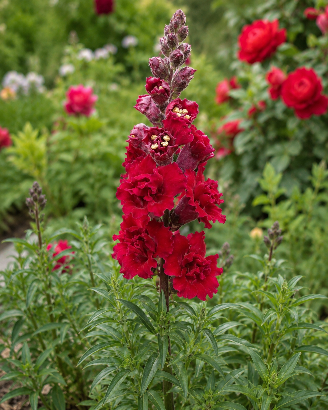 Antirrhinum Majus - Double Azalea Red Annie's Annuals Annie's Annuals and Perennials