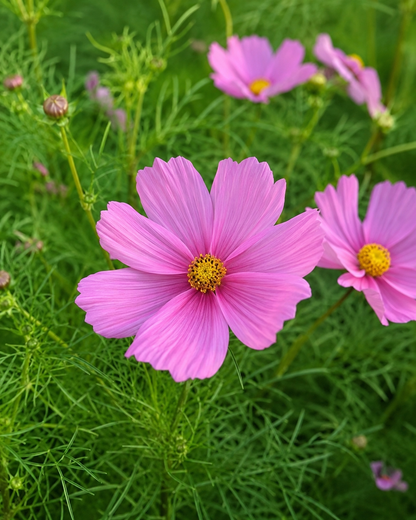 Cosmos 'Capriola' | Dancing Pink Cosmos bipinnatus | Annie's Annuals Annie's Annuals Annie's Annuals and Perennials