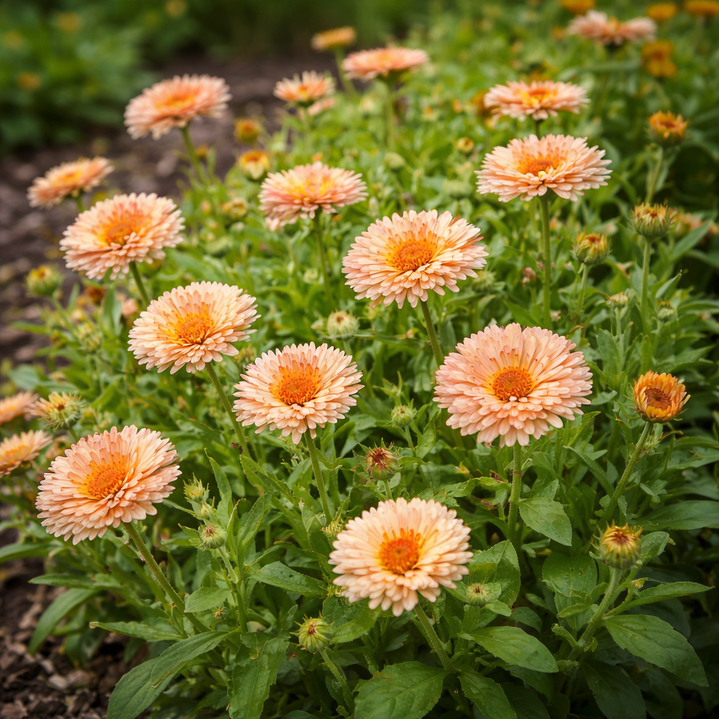 Calendula officinalis - Pink Surprise Annie's Annuals Annie's Annuals and Perennials