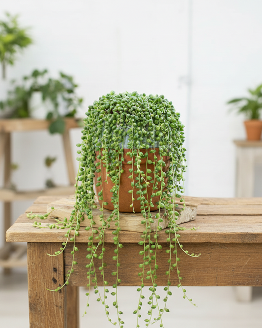 Senecio rowleyanus - 'String of Pearls'