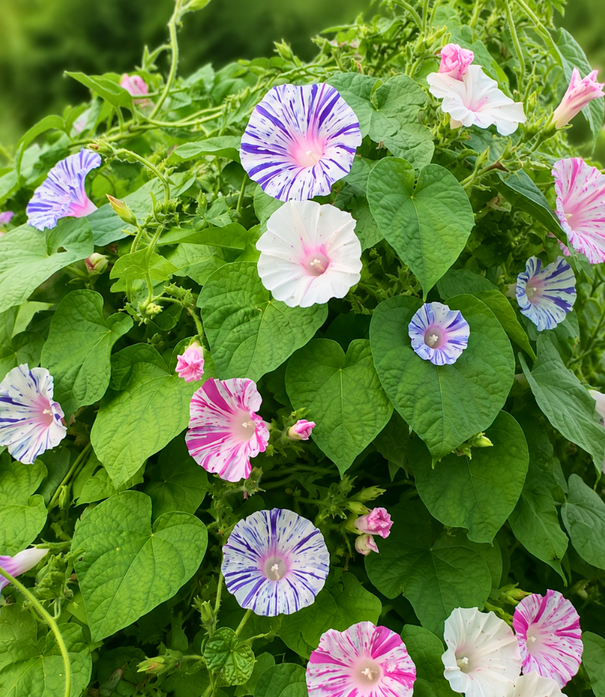 Ipomoea 'Carnivale di Venezia' | Morning Glory | Annie's Annie's Annuals Annie's Annuals and Perennials