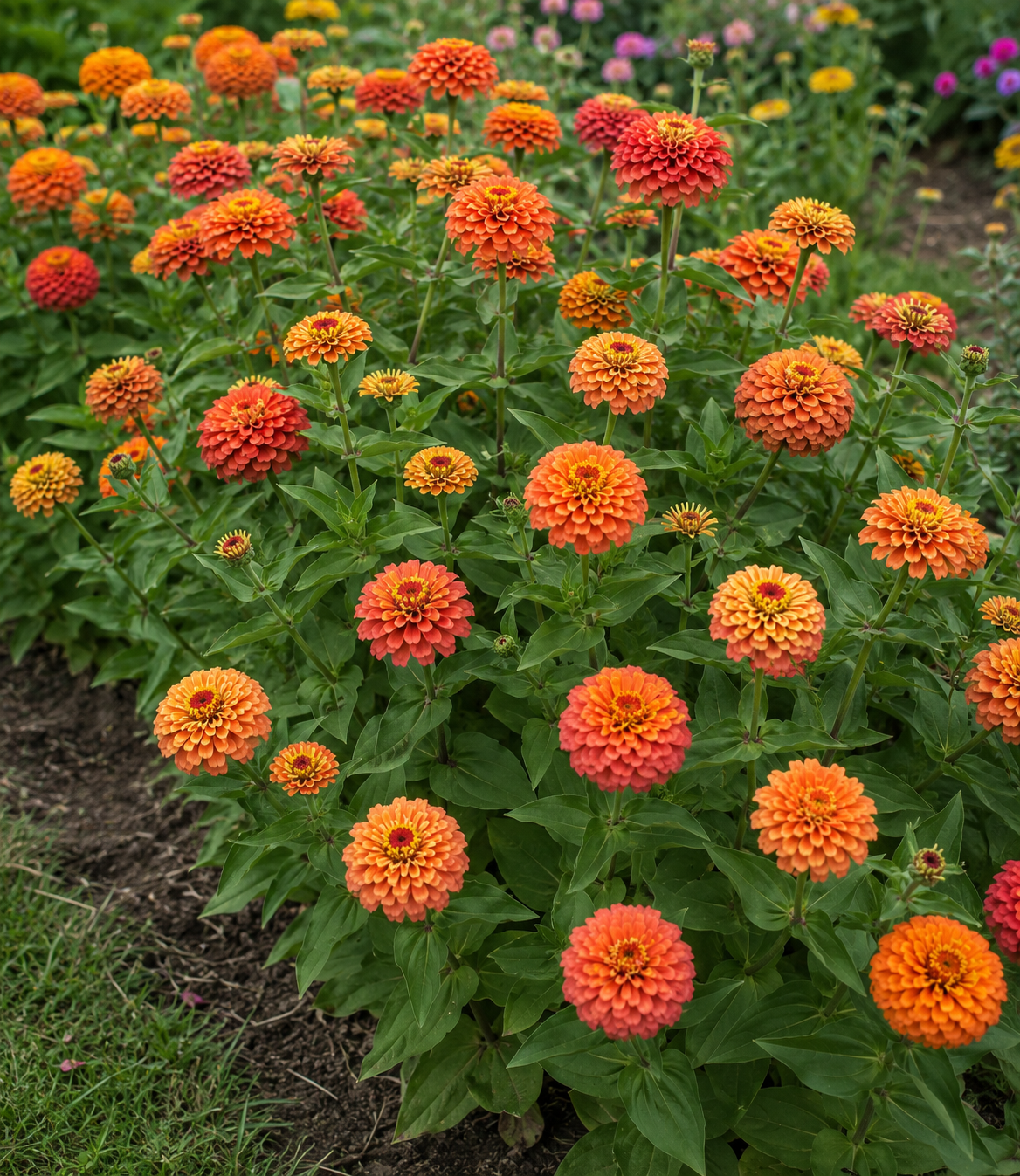 Zinnia 'Queeny Lime Orange' | Zinnia | Annie's Annuals Annie's Annuals Annie's Annuals and Perennials