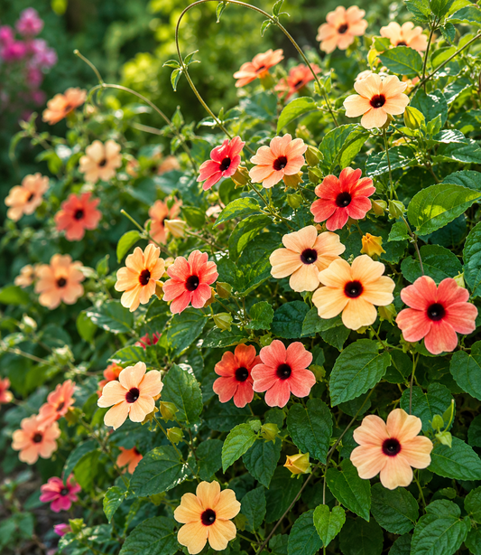 Thunbergia 'African Sunset' | Black-Eyed Susan | Annie's Annie's Annuals Annie's Annuals and Perennials