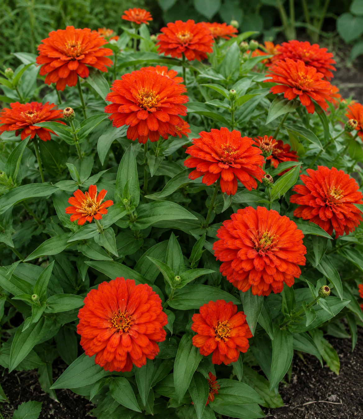 Zinnia 'Zahara Double Fire' | Zinnia | Annie's Annuals Annie's Annuals Annie's Annuals and Perennials