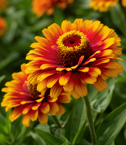Zinnia 'Zowie Yellow Flame' | Zinnia | Annie's Annuals Annie's Annuals Annie's Annuals and Perennials