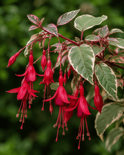 Fuchsia 'Firecracker' | Variegated Fuchsia