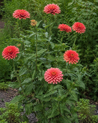 Zinnia elegans 'Benary's Giant Coral' | Annie's Annuals Annie's Annuals Annie's Annuals and Perennials