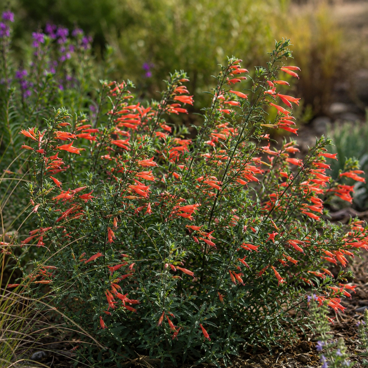 Epilobium 'Sierra Salmon' CA Fuchsia | Annie's Annuals Annie's Annuals Annie's Annuals and Perennials