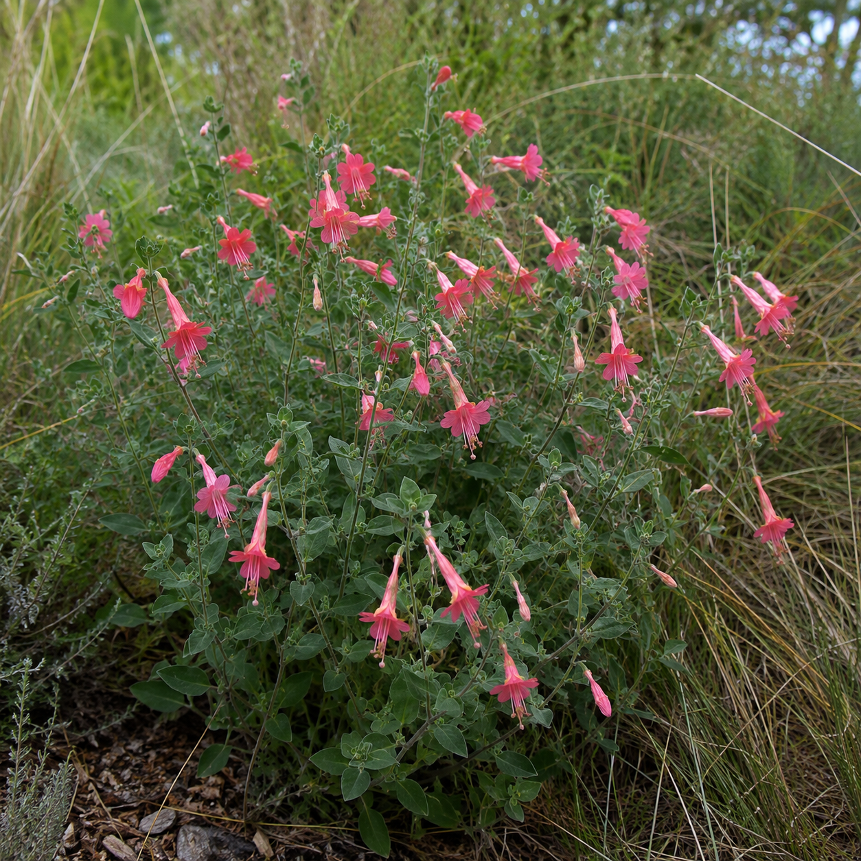 Epilobium 'Marin Pink' California Fuchsia | Annie's Annie's Annuals Annie's Annuals and Perennials