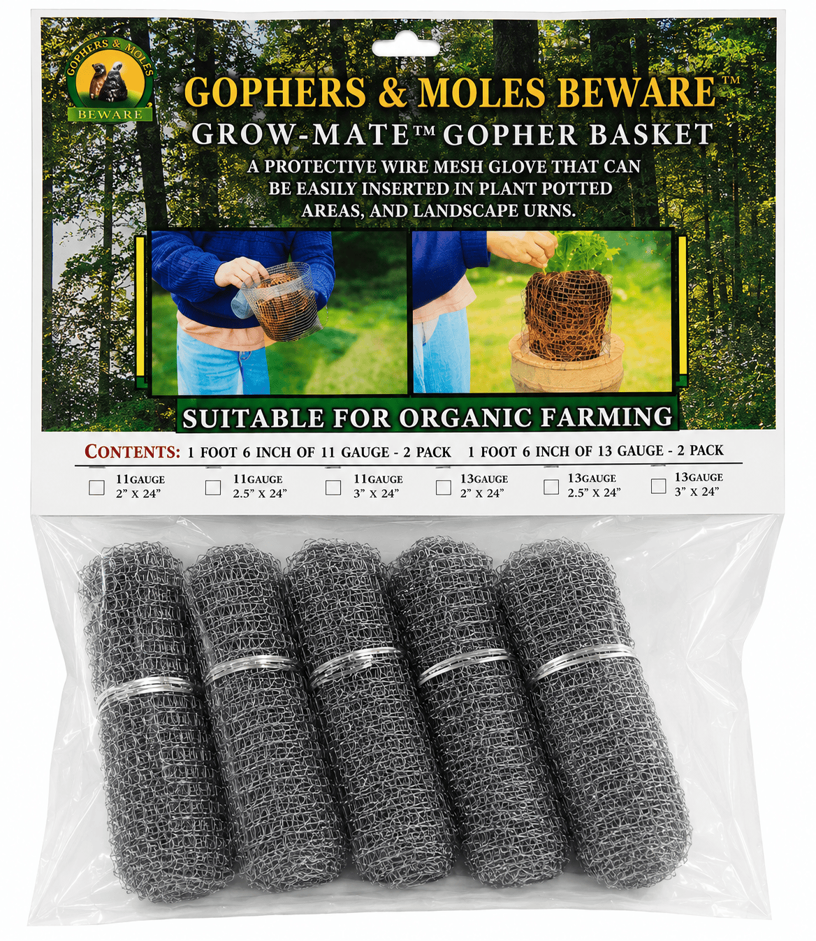 Gopher Basket Annie's Annuals & Perennials and Perennials