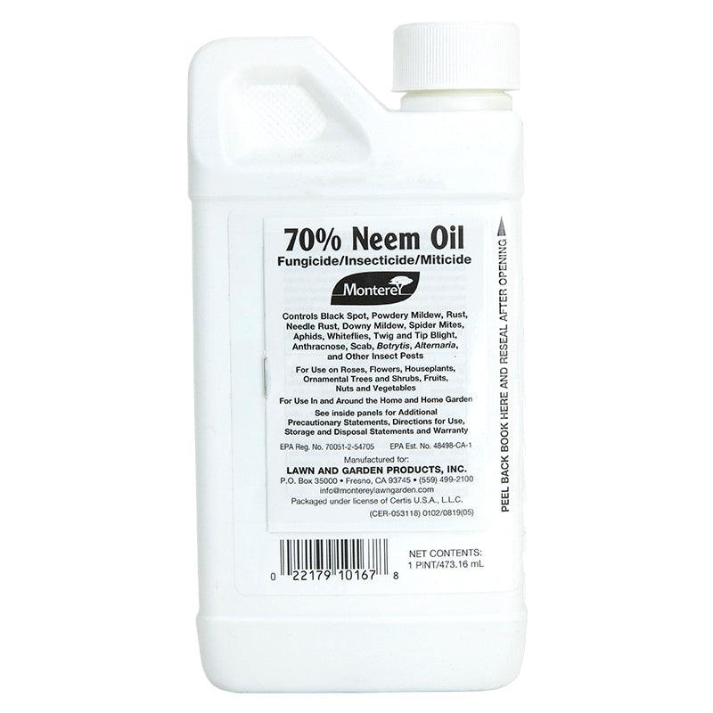 Monterey Neem Oil 70% Concentrate (Pint) Pest Control Annie's Annuals and Perennials