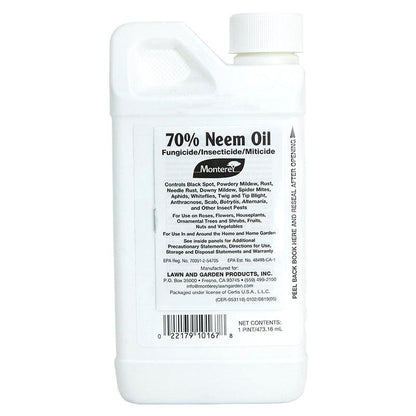 Monterey Neem Oil 70% Concentrate (Pint) Pest Control Annie's Annuals and Perennials