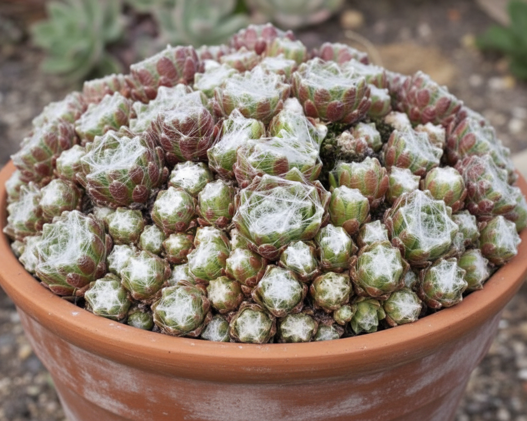 Sempervivum Cobweb Annie's Annuals Annie's Annuals and Perennials