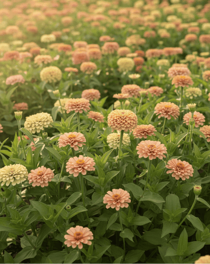 Zinnia elegans - Queeny Lime with Blush