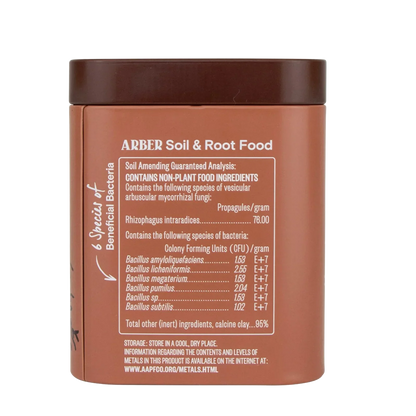 Arber Organic Soil & Root Food 4oz Fertilizer Annie's Annuals and Perennials