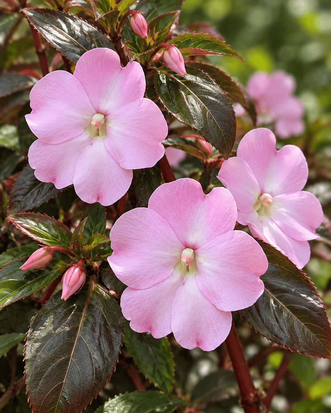 Impatiens 'Robert the Red' | Shrub Balsam | Annie's Annie's Annuals Annie's Annuals and Perennials