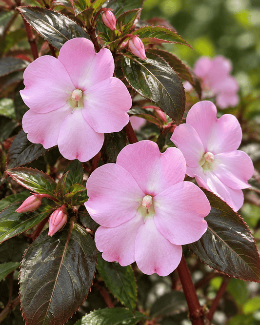 Impatiens 'Robert the Red' | Shrub Balsam | Annie's Annie's Annuals Annie's Annuals and Perennials