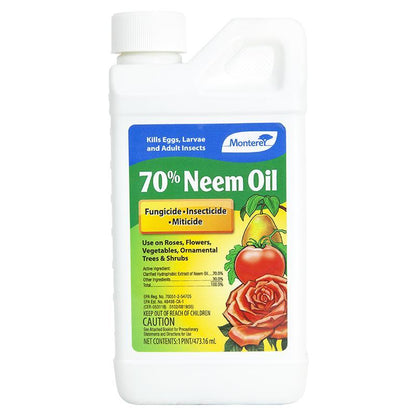 Monterey Neem Oil 70% Concentrate (Pint) Pest Control Annie's Annuals and Perennials
