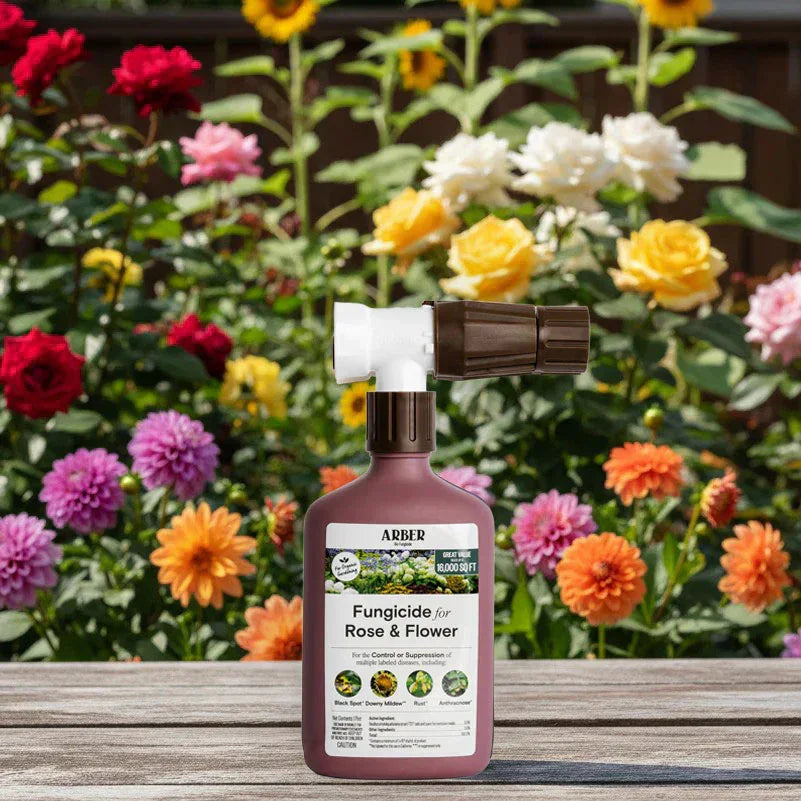 Arber Organic Fungus and Disease Control for Roses and Flowers, Ready to Use Spray Pest Control Annie's Annuals and Perennials