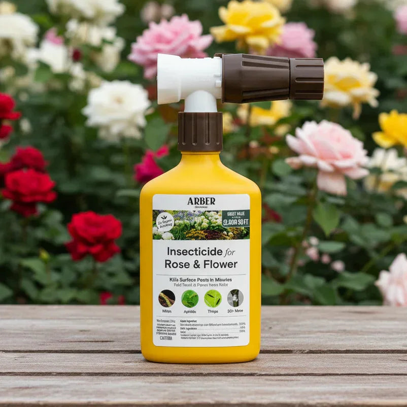 Arber Organic Insecticide for Rose and Flowers, Ready to Use Spray Pest Control Annie's Annuals and Perennials