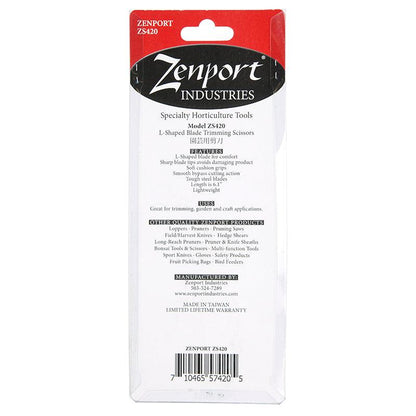Zenport Curved Blade Snips Tools Annie's Annuals and Perennials
