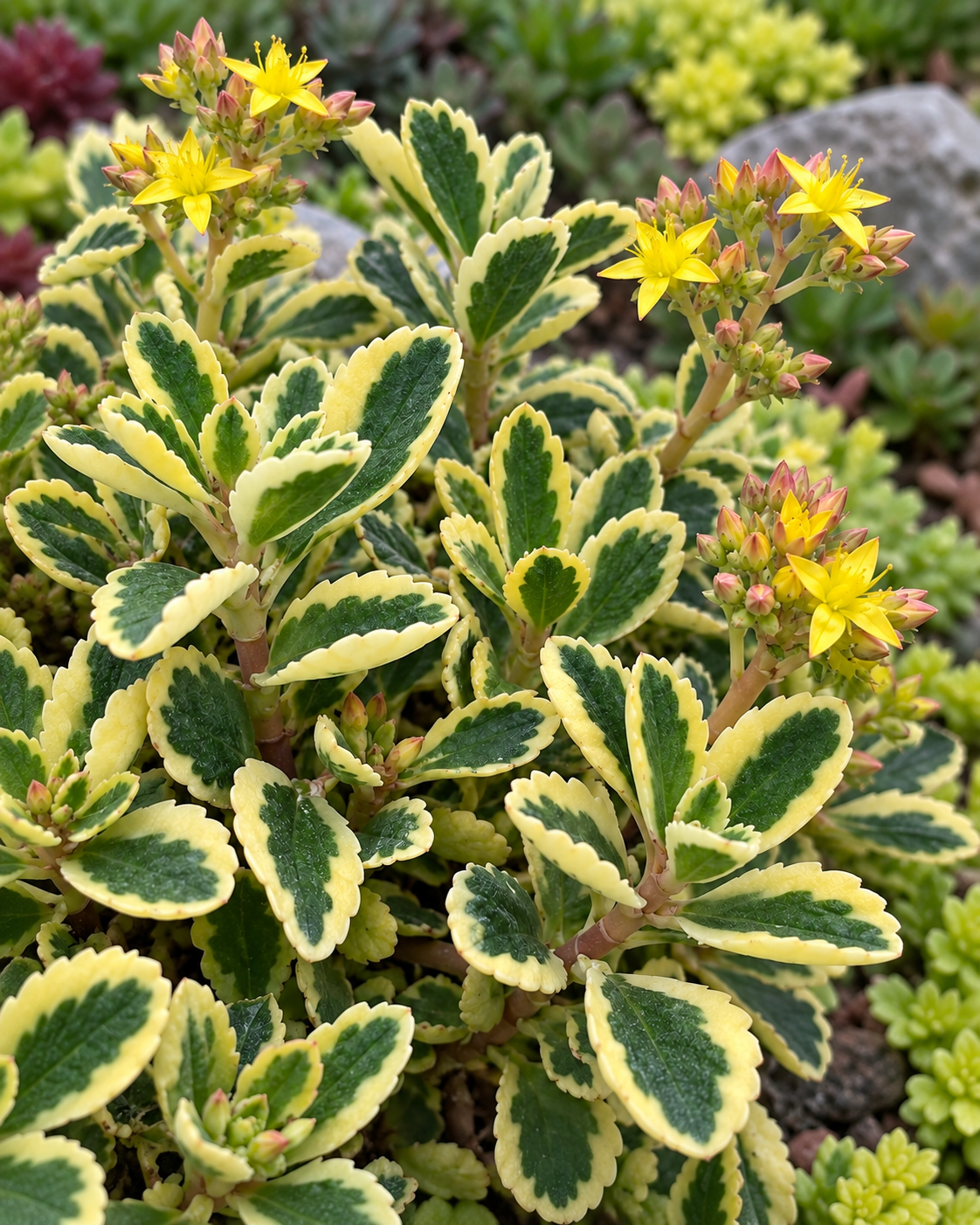 Sedum Atlantis | Variegated Stonecrop | Annie's Annuals Annie's Annuals Annie's Annuals and Perennials