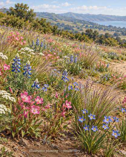 Bay Area Wildflower Seed Mix, 1/4 lb | Annie’s Annuals Flower Seeds Annie's Annuals & Perennials and Perennials